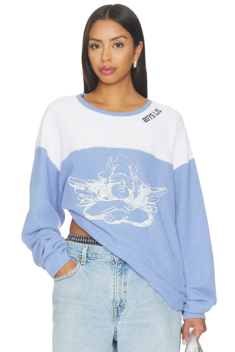 Varsity Blues Thermal Long Sleeve Top Varsity Blues Thermal Long Sleeve Top