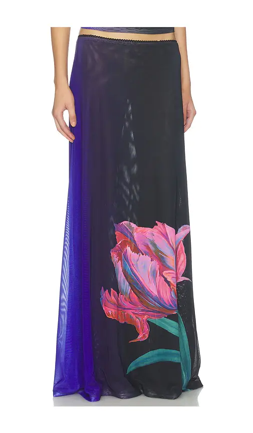 With Harper Lu Mesh Maxi Skirt | Thumbnail 2 With Harper Lu Mesh Maxi Skirt | Thumbnail 2