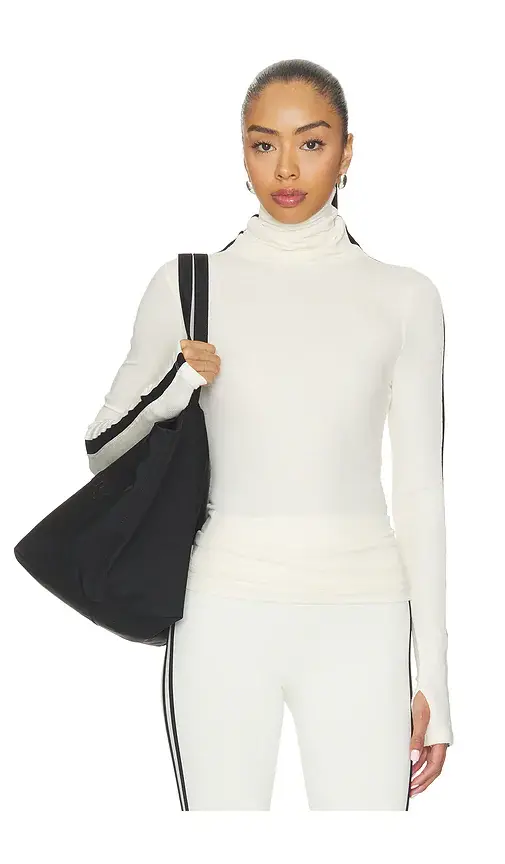 Splits59 Jackson Rib Full Length Turtleneck Top | Thumbnail 2 Splits59 Jackson Rib Full Length Turtleneck Top | Thumbnail 2