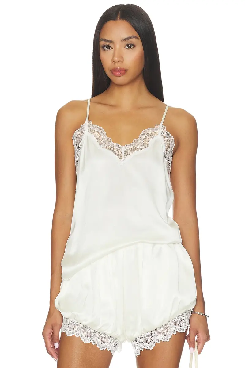 x REVOLVE Silk Lace Tank