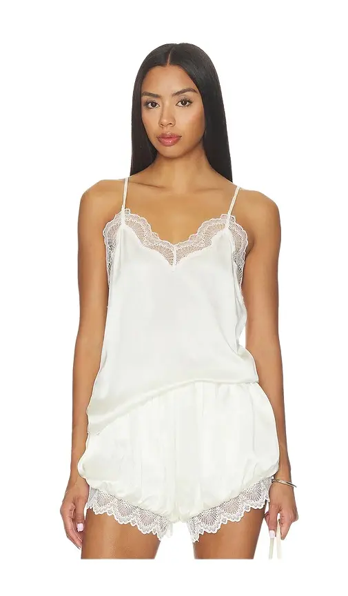 x REVOLVE Silk Lace Tank