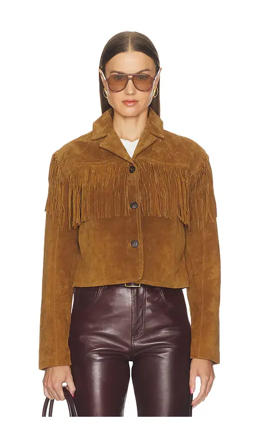 BLANKNYC Faux Suede Fringe Jacket | Thumbnail 2 BLANKNYC Faux Suede Fringe Jacket | Thumbnail 2