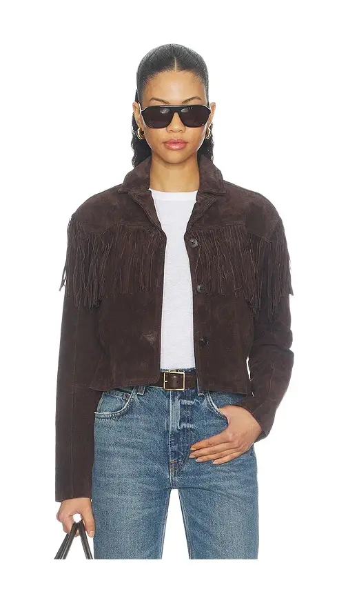 Suede Fringe Jacket Suede Fringe Jacket