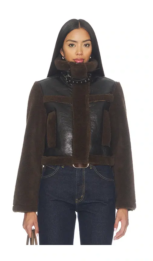 BLANKNYC Faux Fur Cropped Jacket | Thumbnail 2 BLANKNYC Faux Fur Cropped Jacket | Thumbnail 2