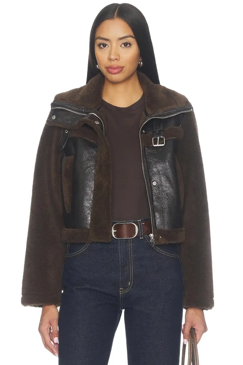 Faux Fur Cropped Jacket Faux Fur Cropped Jacket