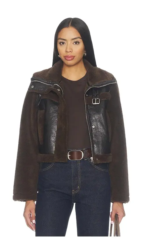 Faux Fur Cropped Jacket Faux Fur Cropped Jacket