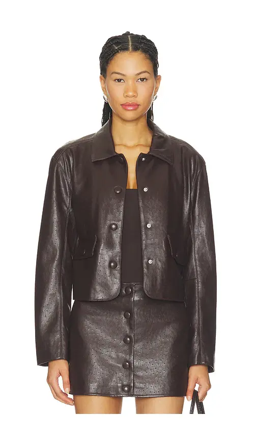 BLANKNYC Faux Leather Jacket | Thumbnail 2 BLANKNYC Faux Leather Jacket | Thumbnail 2