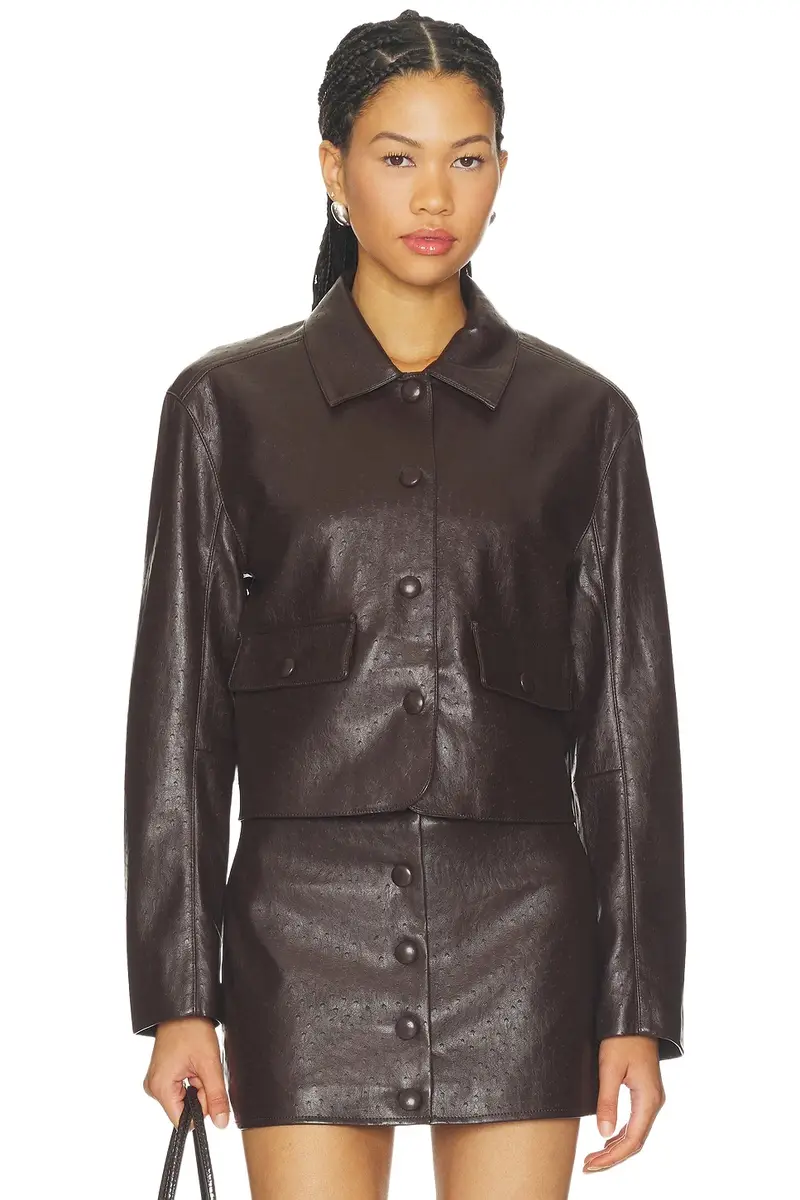 Faux Leather Jacket Faux Leather Jacket
