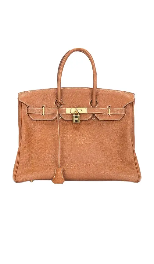 HERMÈS Togo Birkin 35 Retourne Handbag