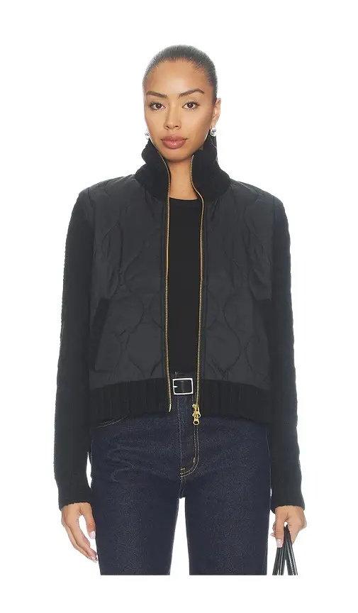Veronica Beard Patra Mixed Media Jacket
