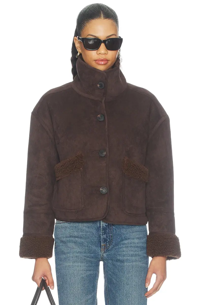 Faux Suede Jacket