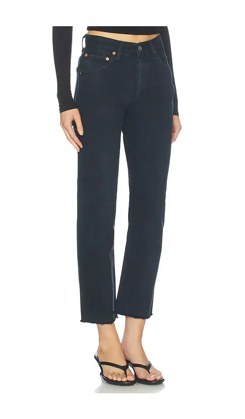 RE/DONE 70s Indigo Ass Rip Straight Leg Jeans | Thumbnail 2 RE/DONE 70s Indigo Ass Rip Straight Leg Jeans | Thumbnail 2