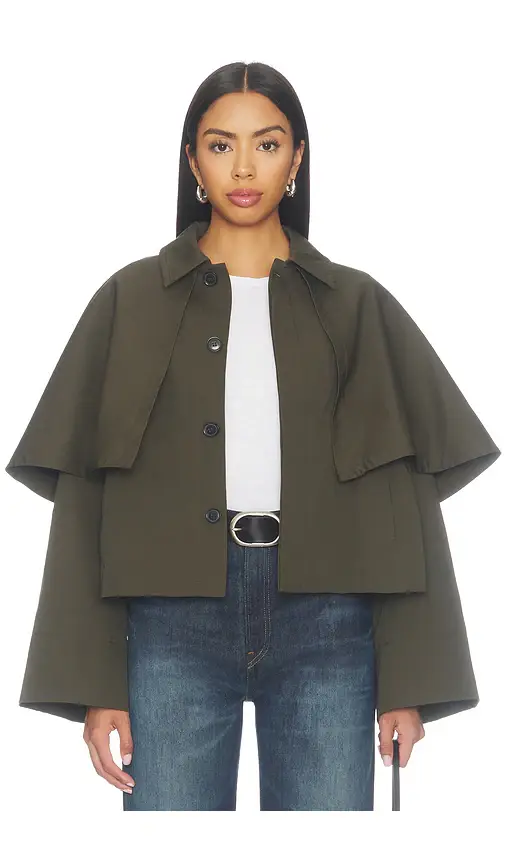 Frame The Paddock Cape Jacket | Thumbnail 2 Frame The Paddock Cape Jacket | Thumbnail 2