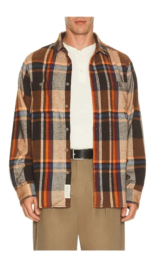 Heavy Flannel Work Shirt