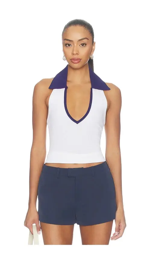 SNDYS Gwen Contrast Top