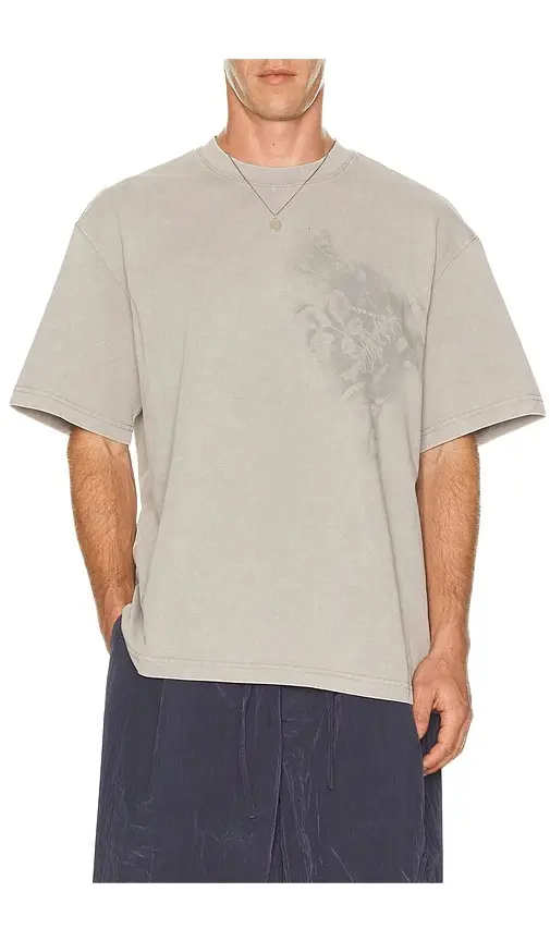 Spray Painted Plant Dye Tee