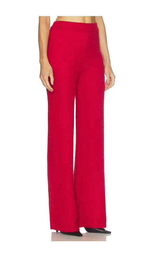 Rowen Rose Mohair Wide Leg Pants | Thumbnail 2