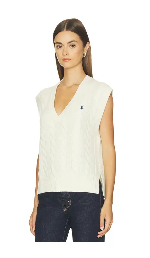 Polo Ralph Lauren Wool Cashmere Sleeveless Pullover | Thumbnail 2