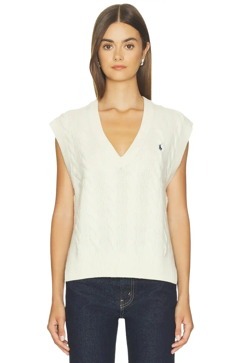 Wool Cashmere Sleeveless Pullover Wool Cashmere Sleeveless Pullover