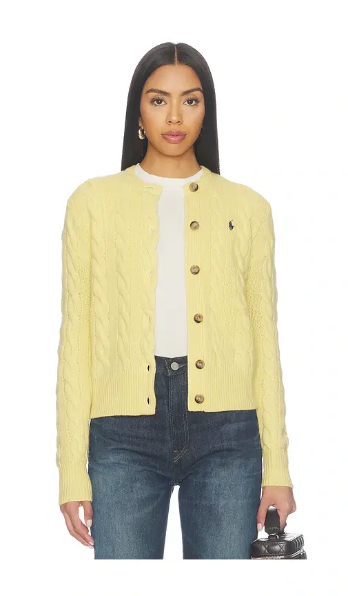 Polo Ralph Lauren Long Sleeve Crew Neck Cardigan Sweater | Thumbnail 2