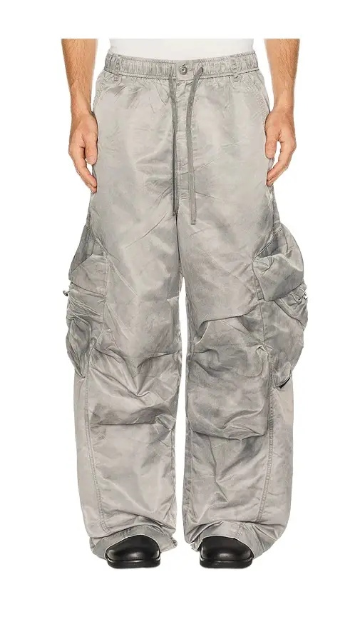 Sand Washed Nylon Cargo Pants Sand Washed Nylon Cargo Pants