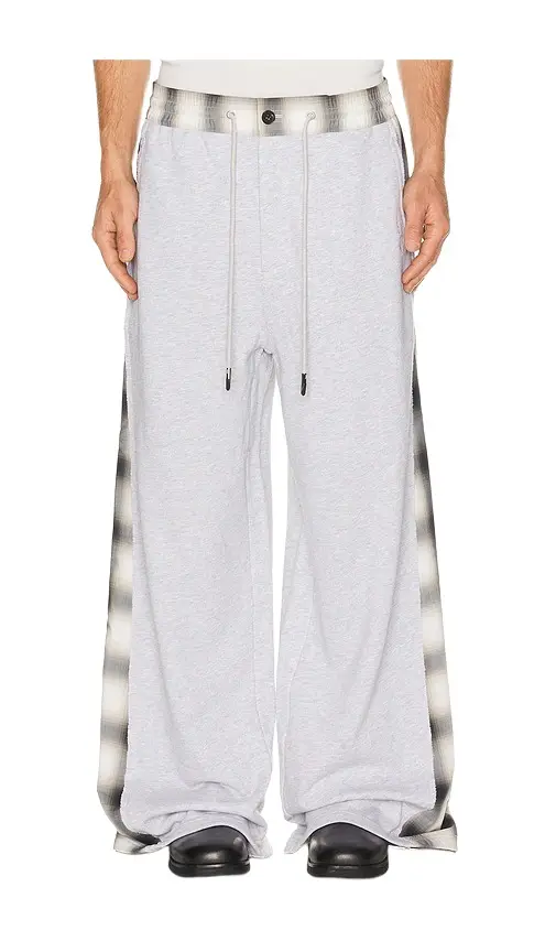 Patched Panel Jersey Trousers Patched Panel Jersey Trousers