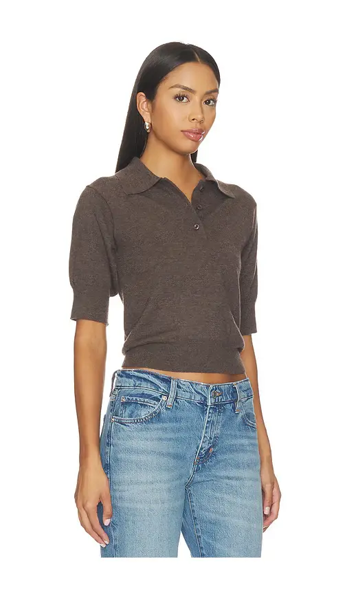 ÉTERNE Journey Cashmere Jersey Short Sleeve Top | Thumbnail 2 ÉTERNE Journey Cashmere Jersey Short Sleeve Top | Thumbnail 2