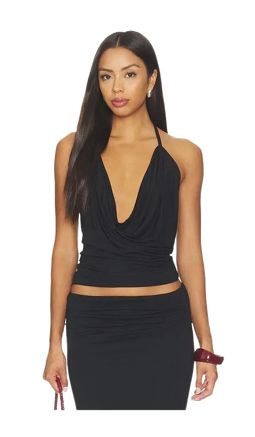 ÉTERNE Anja Soft Jersey Tank Top