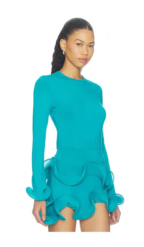 Sid Neigum Wave Sleeve Bamboo Top | Thumbnail 2