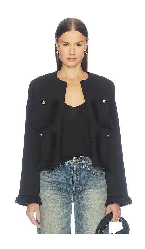 Essentiel Antwerp Kinetic Fringed Jacket | Thumbnail 2 Essentiel Antwerp Kinetic Fringed Jacket | Thumbnail 2