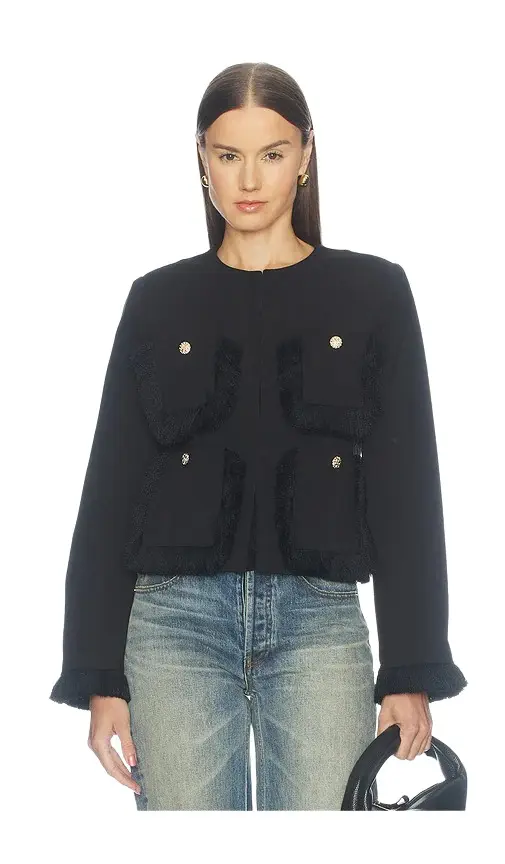 Essentiel Antwerp Kinetic Fringed Jacket