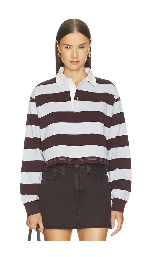 The Cropped Rugby Polo Shirt