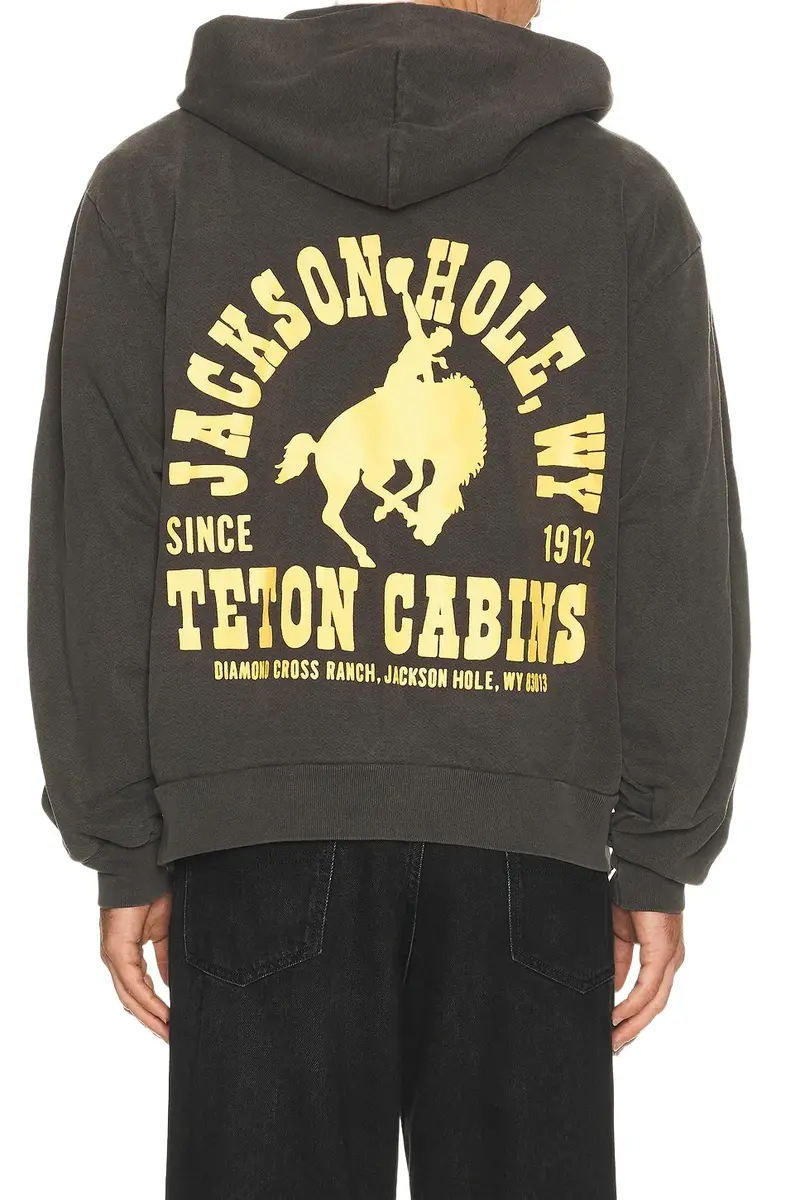 Diamond Cross Ranch Sun Faded Zip Hoodie