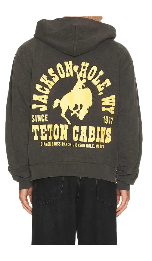 Diamond Cross Ranch Sun Faded Zip Hoodie