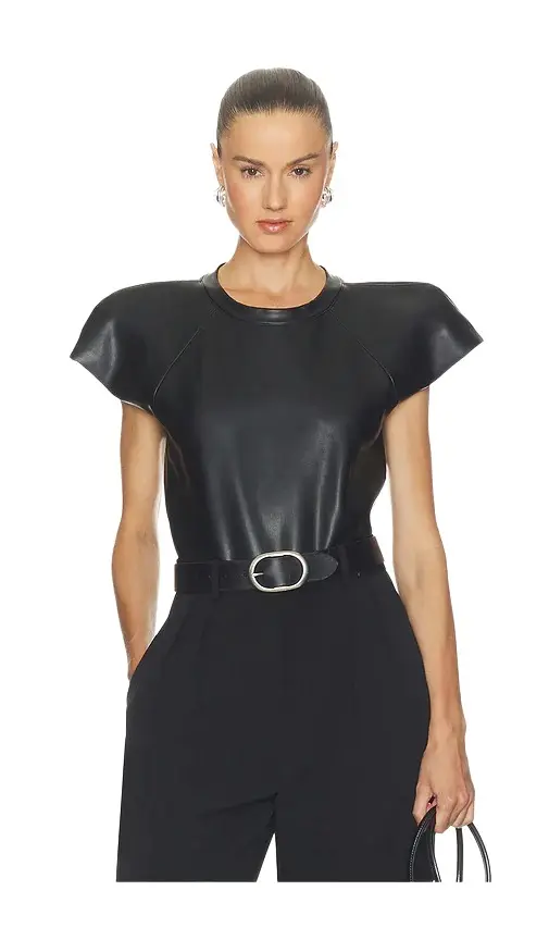 Cap Sleeve Bomber Bodysuit Cap Sleeve Bomber Bodysuit