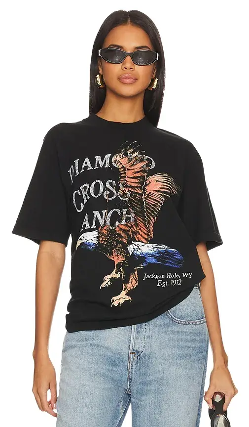 Diamond Cross Ranch Wing Span T-shirt