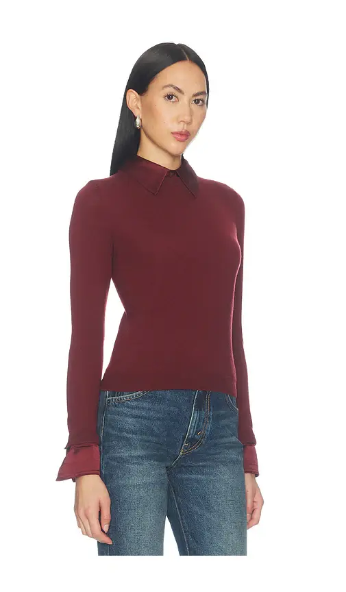 Alice + Olivia Alice + Olivia Porla Collared Sweater | Thumbnail 2 Alice + Olivia Alice + Olivia Porla Collared Sweater | Thumbnail 2