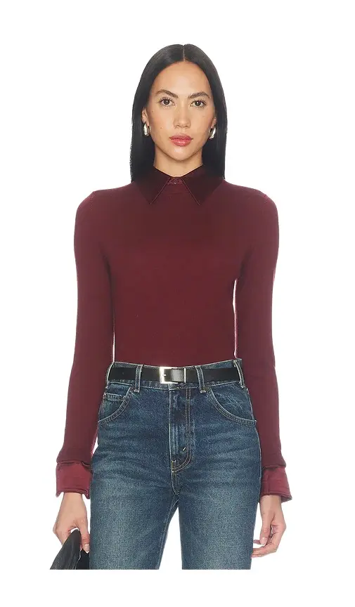 Alice + Olivia Alice + Olivia Porla Collared Sweater