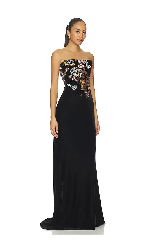 Sau Lee Velvet Gown | Thumbnail 2