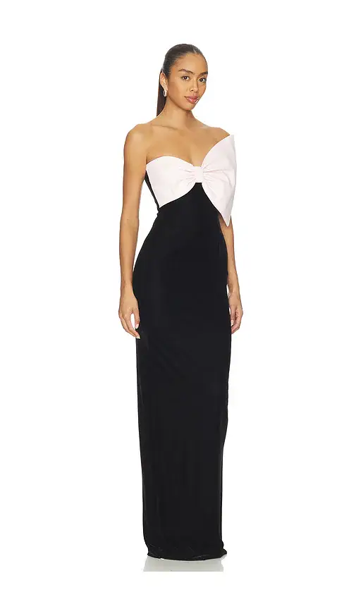 Sau Lee Eleanor Velvet Gown | Thumbnail 2 Sau Lee Eleanor Velvet Gown | Thumbnail 2