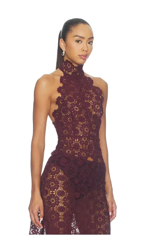 LIONESS Trophy Lace Halter Top | Thumbnail 2 LIONESS Trophy Lace Halter Top | Thumbnail 2