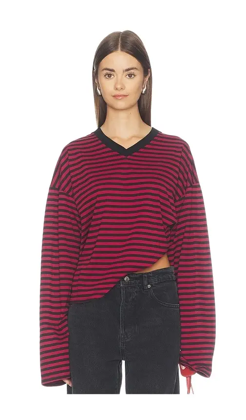 LIONESS Bloom V Long Sleeve Top