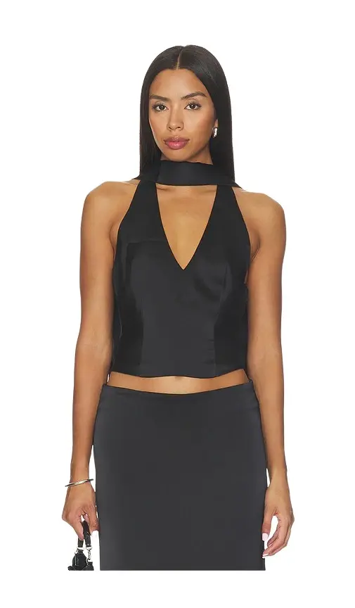 LIONESS Front Row Halter Top