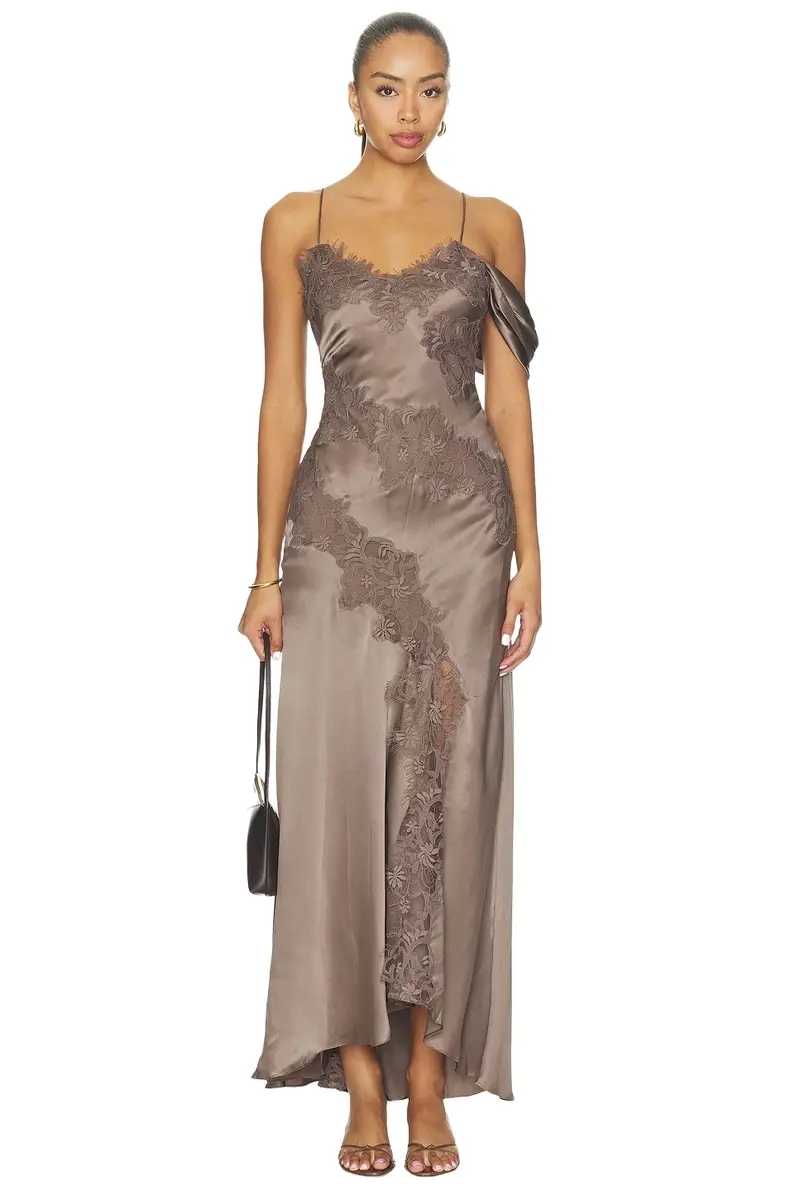 Amur Reese Cascade Lace Gown