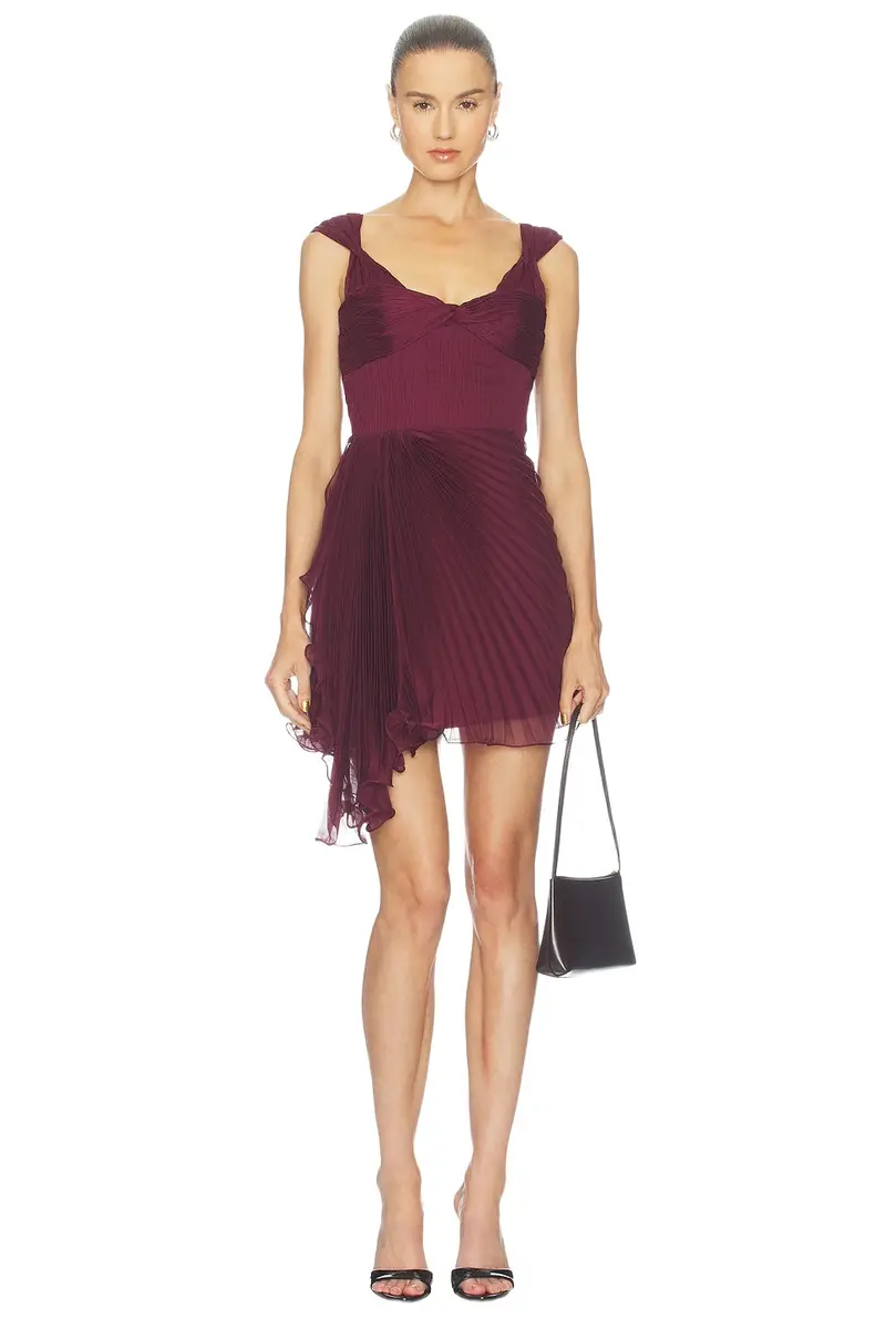 Nova Pleated Mini Dress