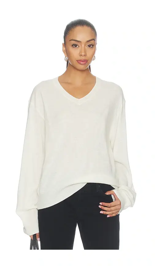 LIONESS Olsen V Knit Sweater | Thumbnail 2 LIONESS Olsen V Knit Sweater | Thumbnail 2