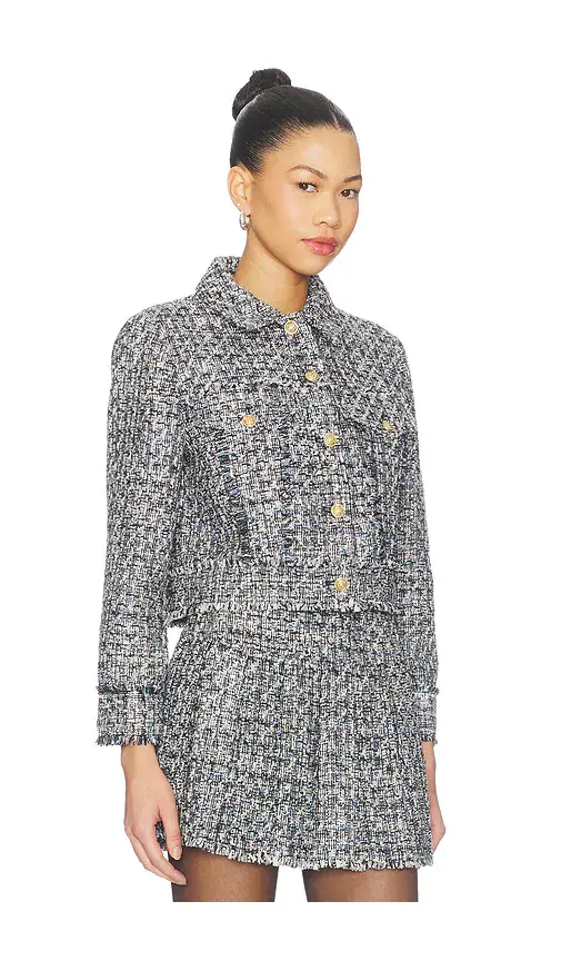 Alice + Olivia Alice + Olivia Chloe Cropped Boxy Jacket | Thumbnail 2 Alice + Olivia Alice + Olivia Chloe Cropped Boxy Jacket | Thumbnail 2