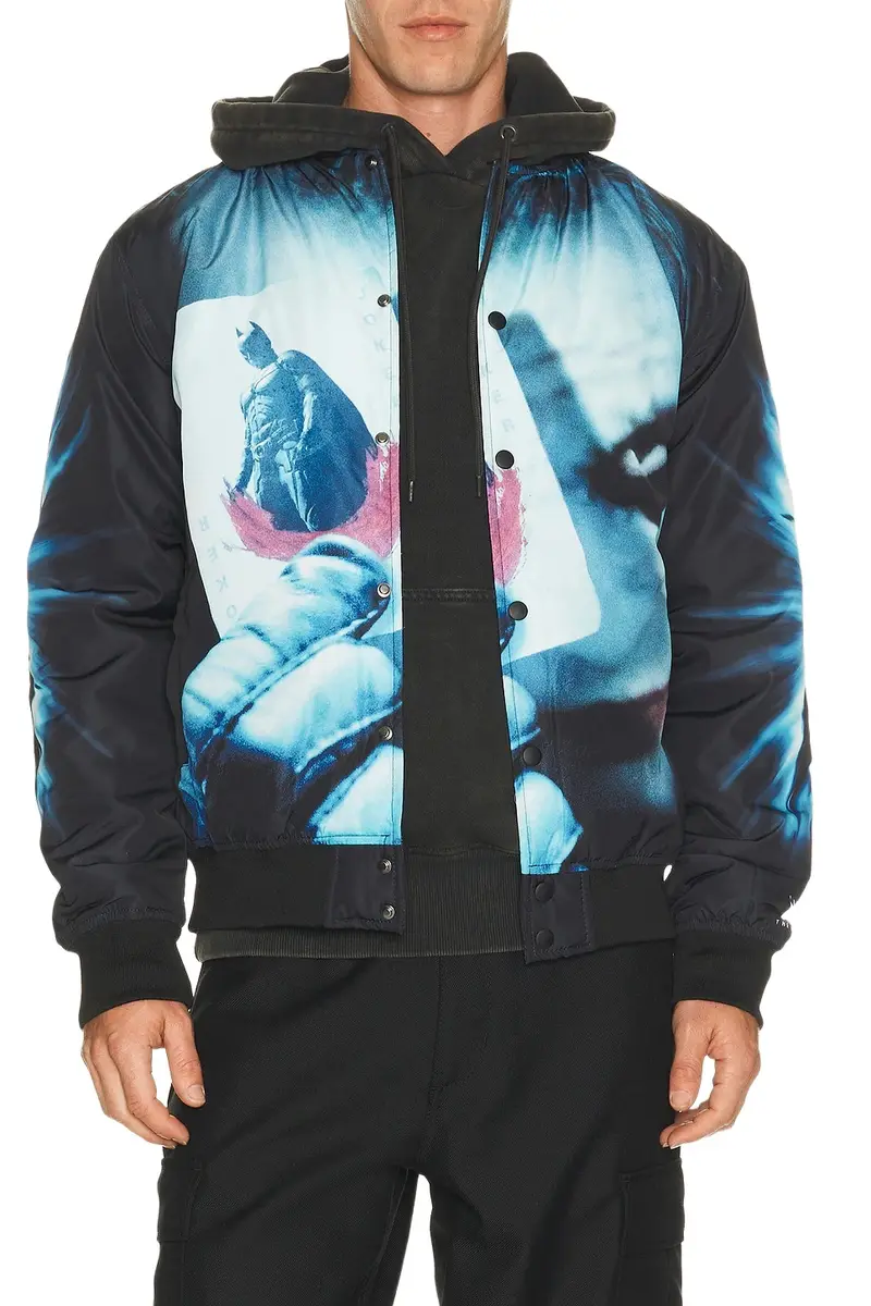REASON Dark Knight Varsity Jacket