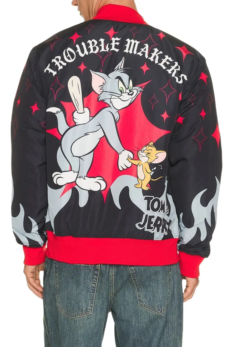 REASON Tom & Jerry Varsity Jacket