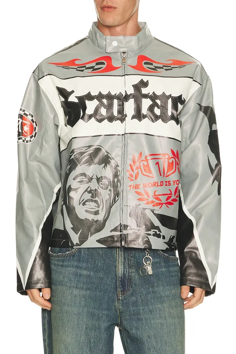 REASON Scarface Moto Pu Jacket